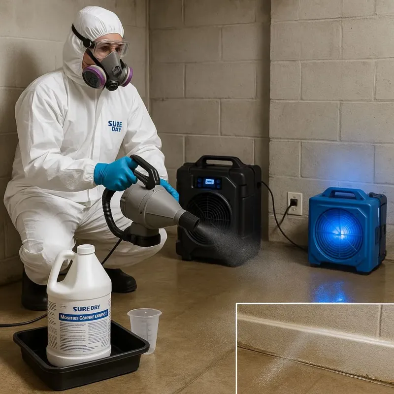 Sanitization and Odor Removal process in Poway, CA