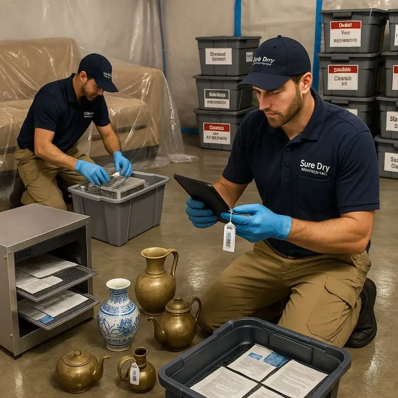 Content Protection and Restoration process in Poway, CA
